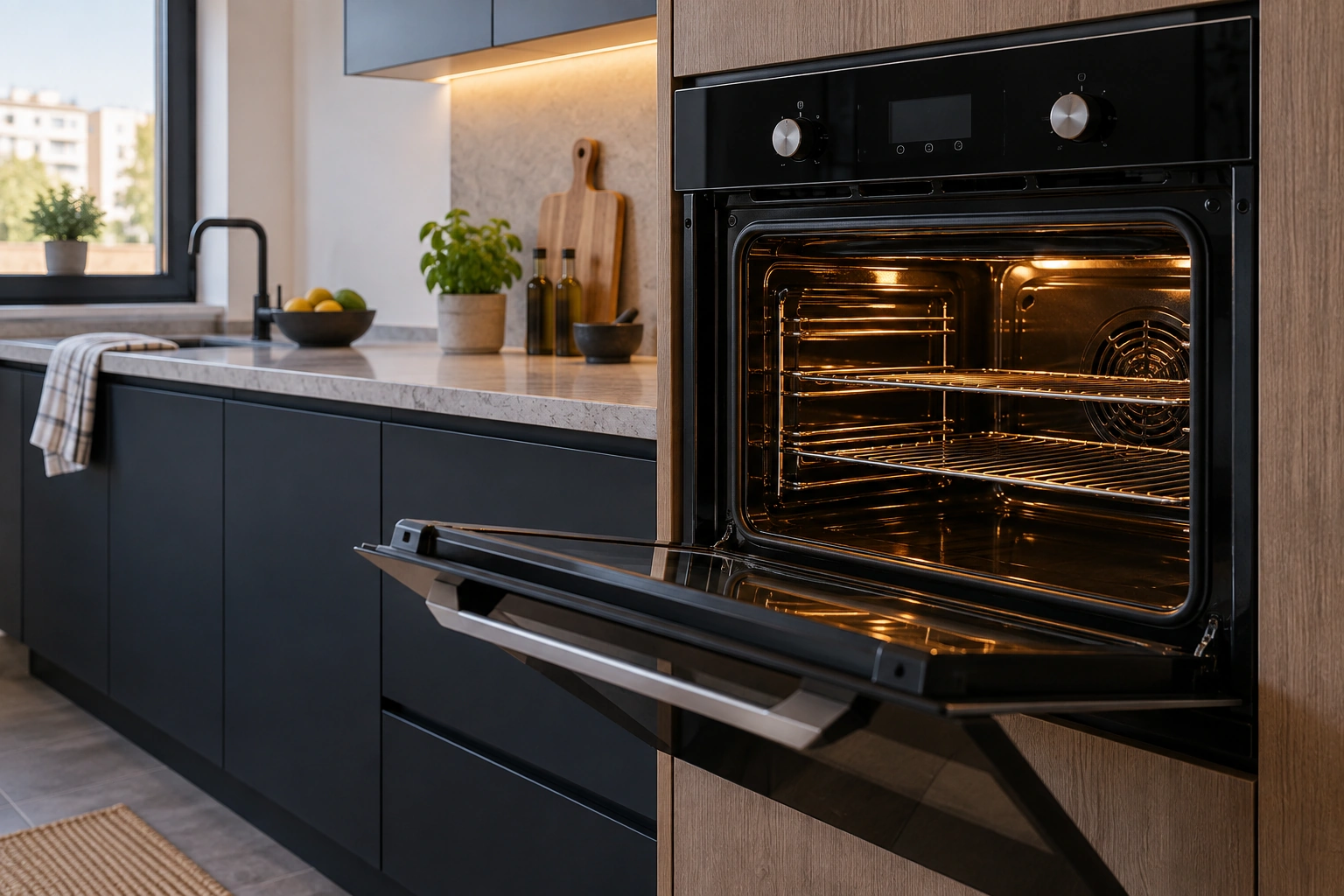 Horno en una vivienda